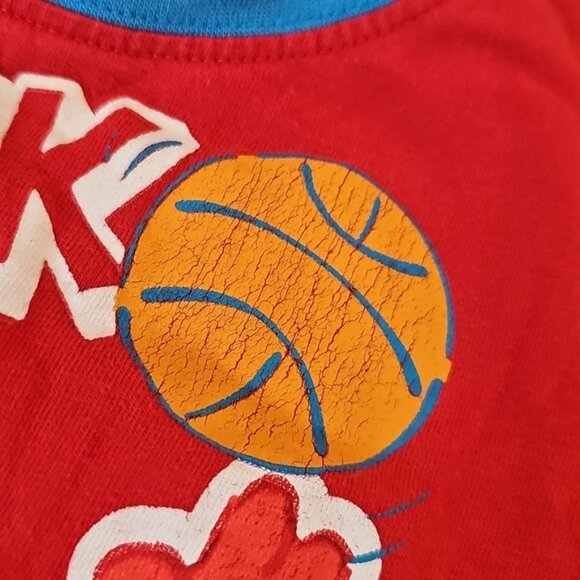 Sesame Street Elmo Basketball Sports Muscle Tank Top Shirt 2T - Picture 3 of 8